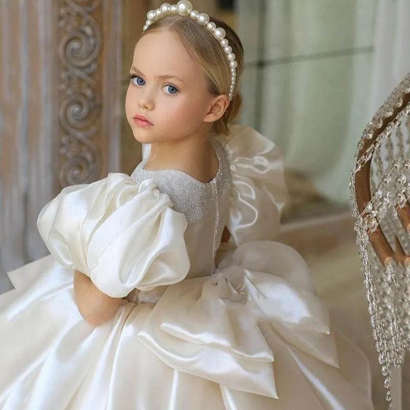 Elegant Princess Puff Dress Noble and elegant princess dress for girls aged 0-12 years old