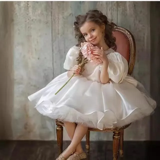 Elegant Princess Puff Dress Noble and elegant princess dress for girls aged 0-12 years old