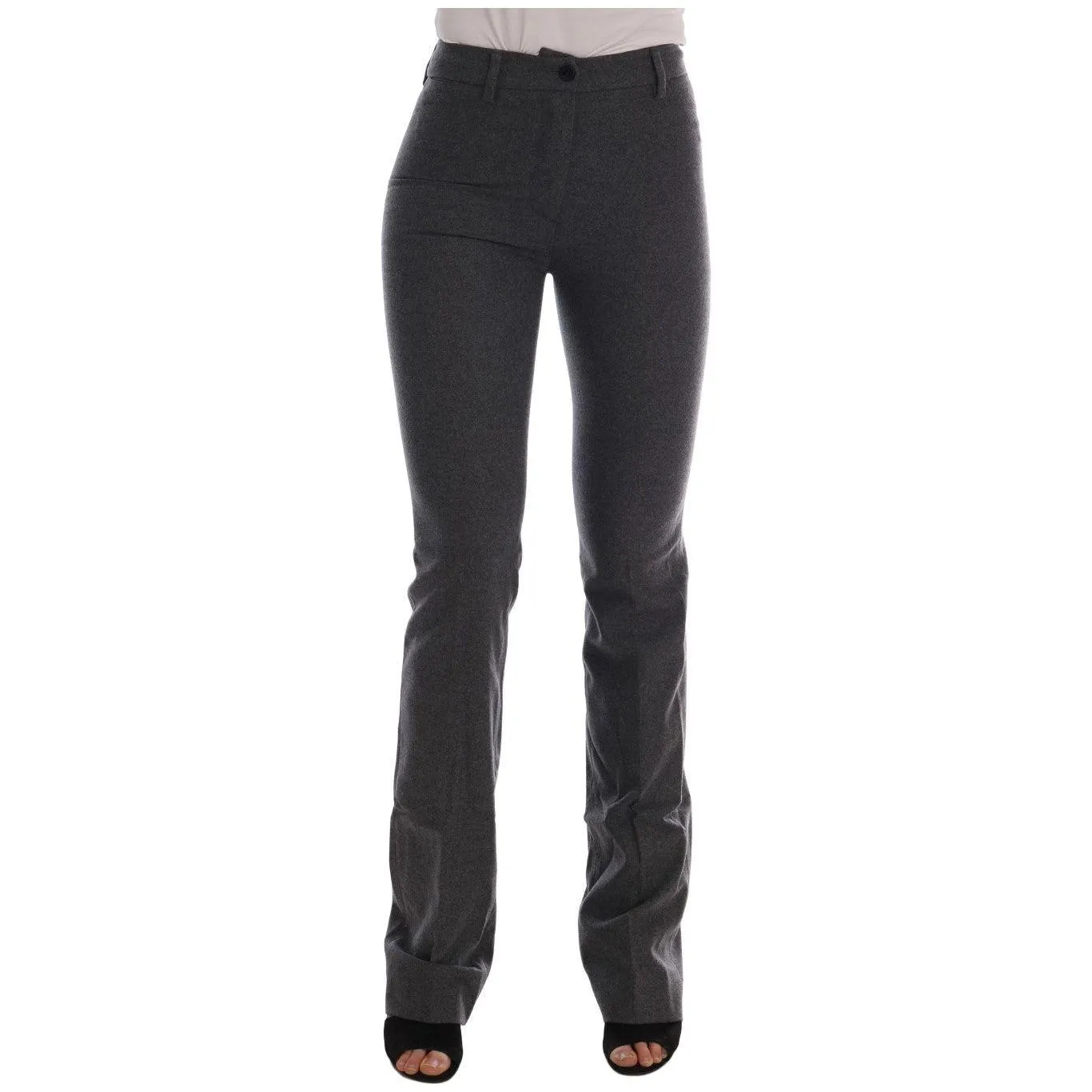 Ermanno Scervino Chic Gray Formal Pants - Elegance Refined