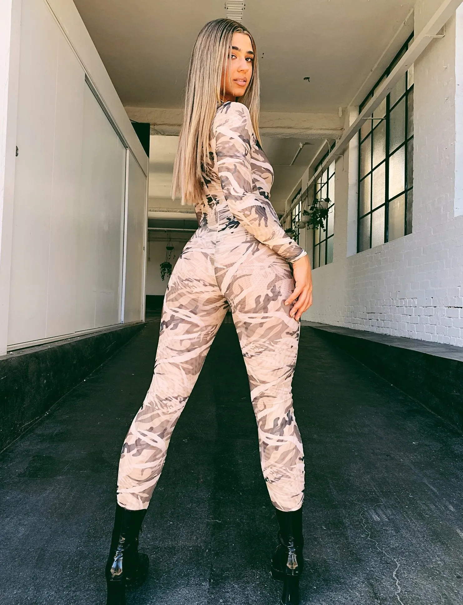 Evanthe Jumpsuit - Camo