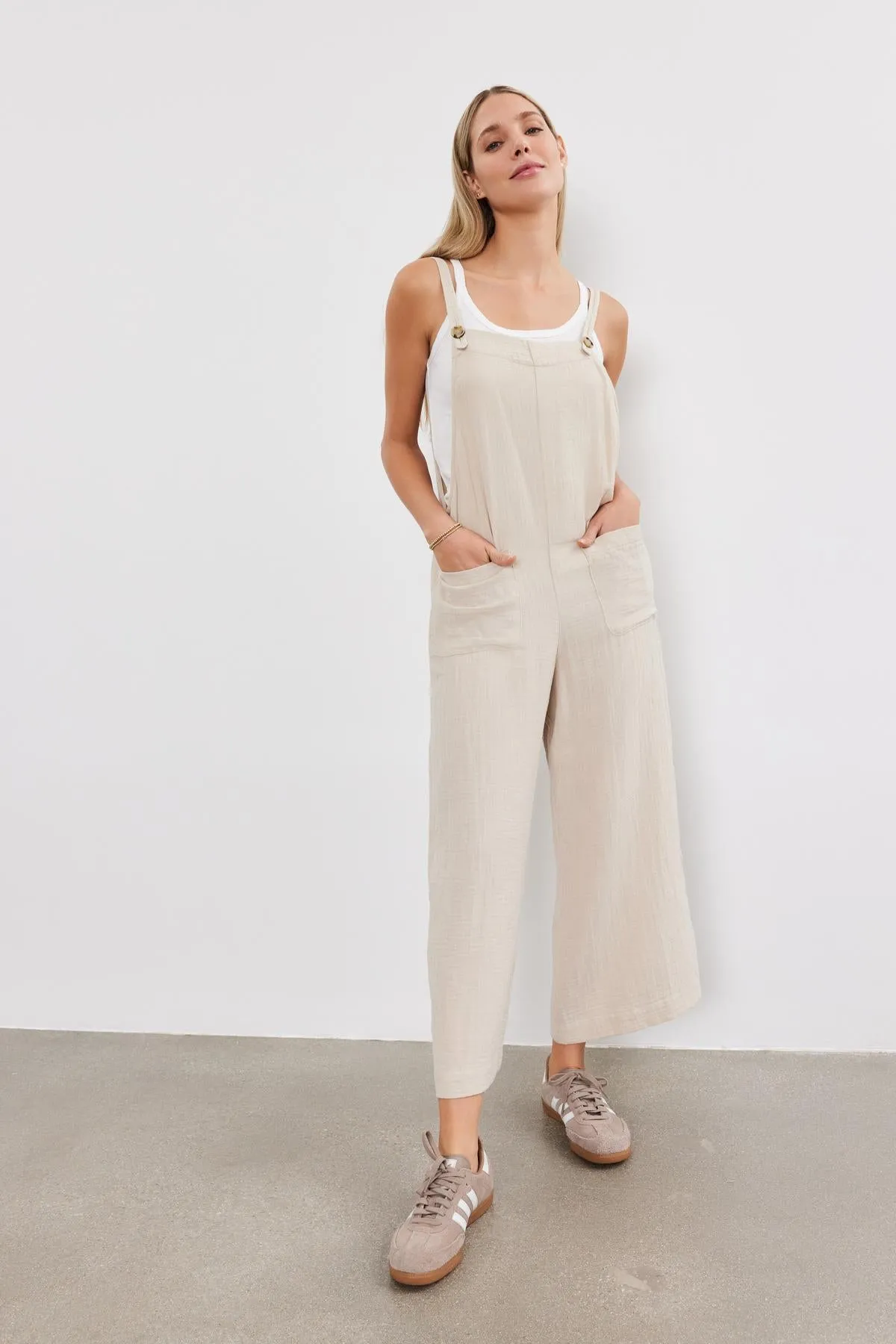 EVERLEE COTTON GAUZE JUMPSUIT