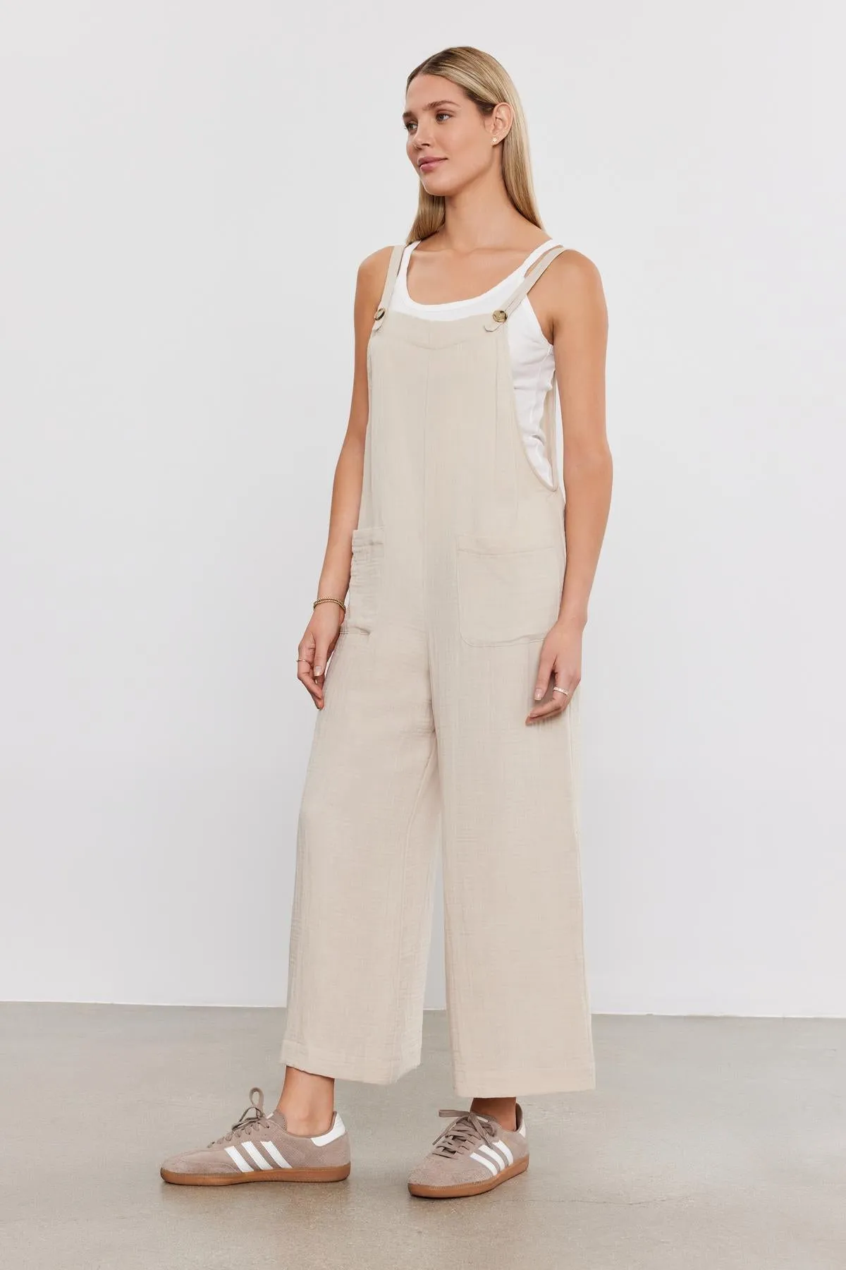 EVERLEE COTTON GAUZE JUMPSUIT