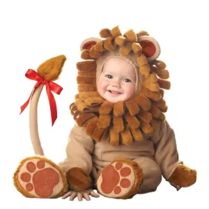 Fancydresswale  baby Photography Props Lion Animal Costume Jumpsuit Halloween Cosplay Costume(6 Months -24 Months))