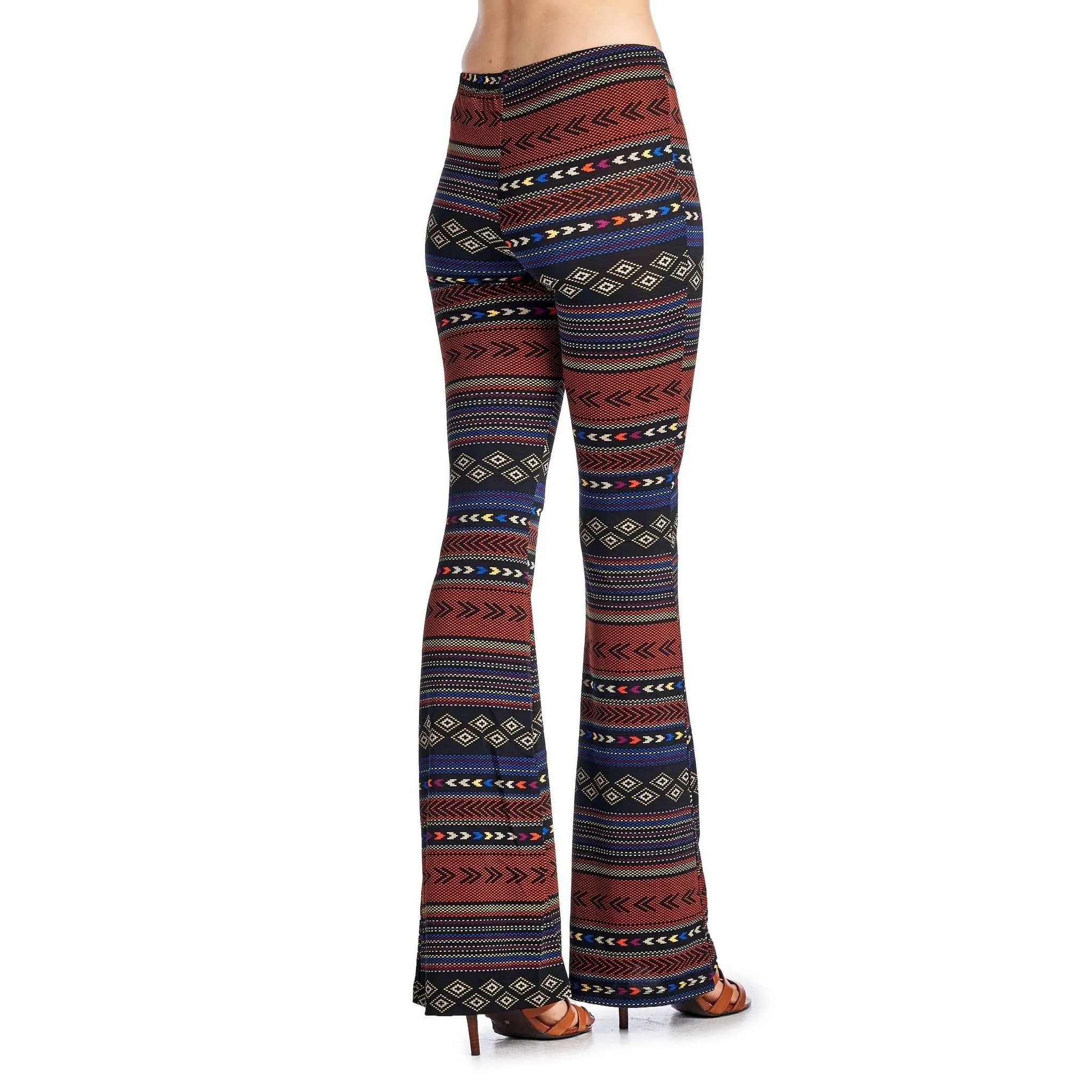 Geo Stripe Flare Pants