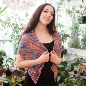 Hand Beaded Silk Shawl Knit Pattern