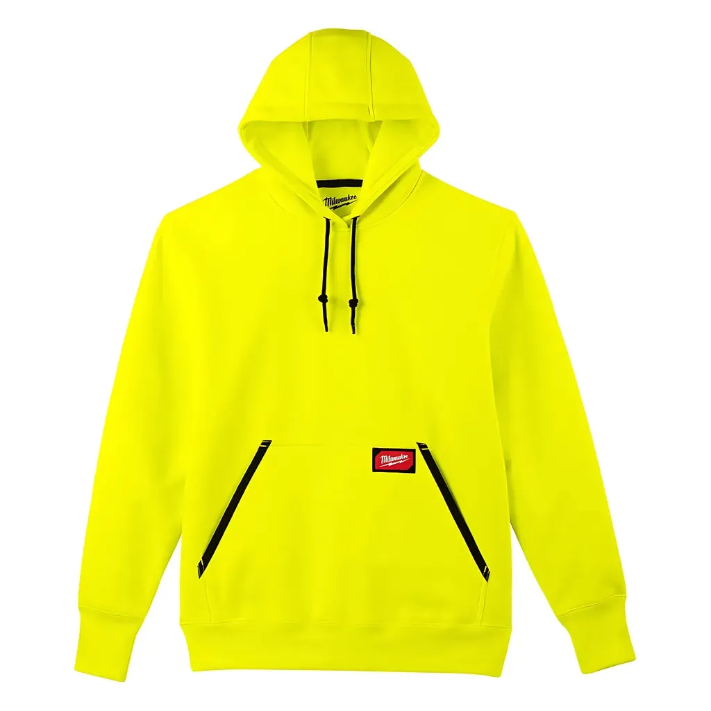 Heavy Duty Pullover Hoodie - Hi Vis M