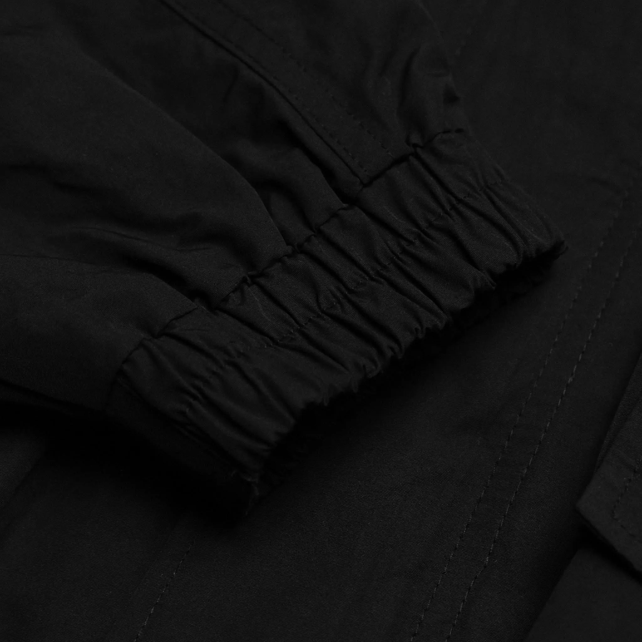 HOMME  Cargo Pocket Trench Coat Black