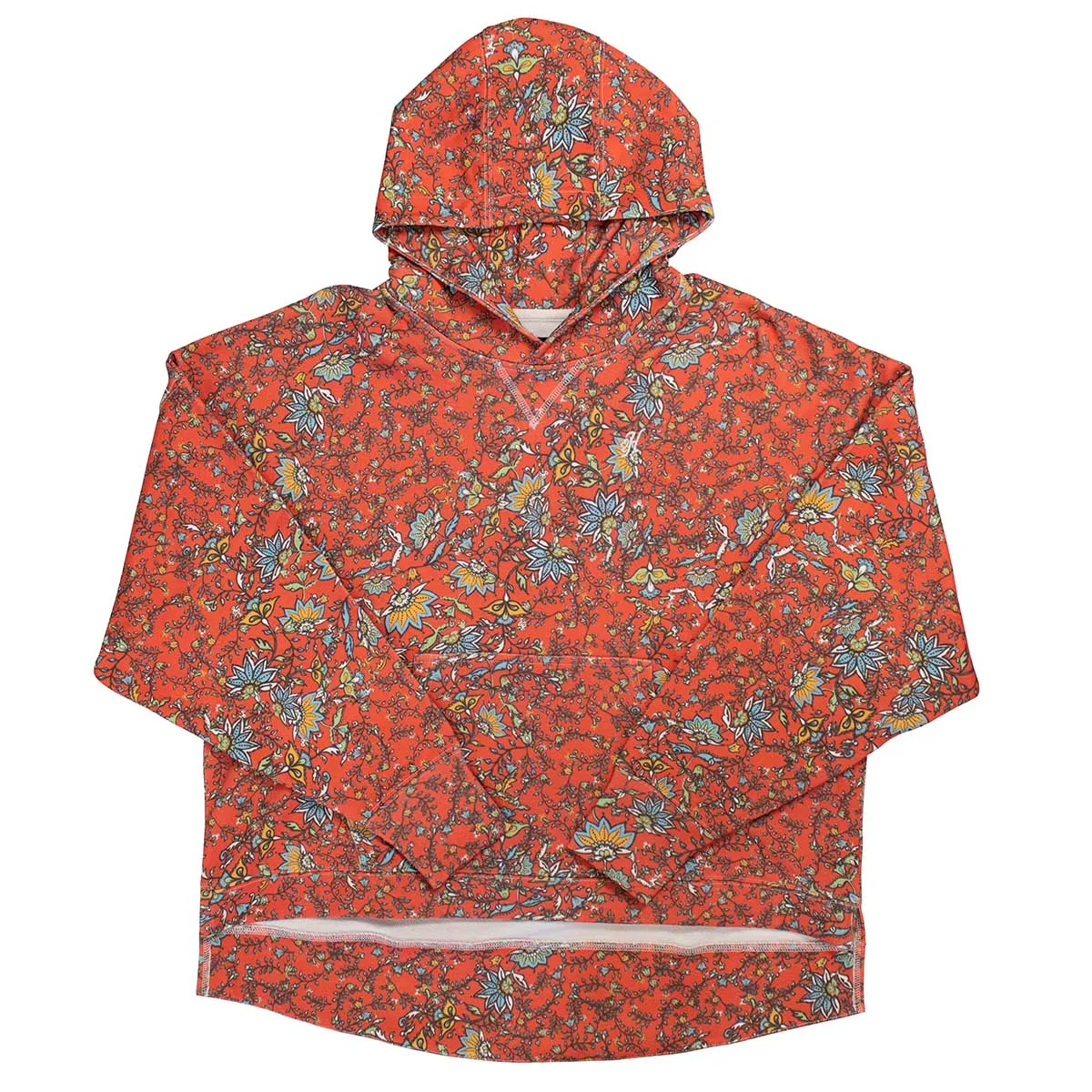 Hooey Roomy Ladies Hoodie, Poppy Floral/Pink