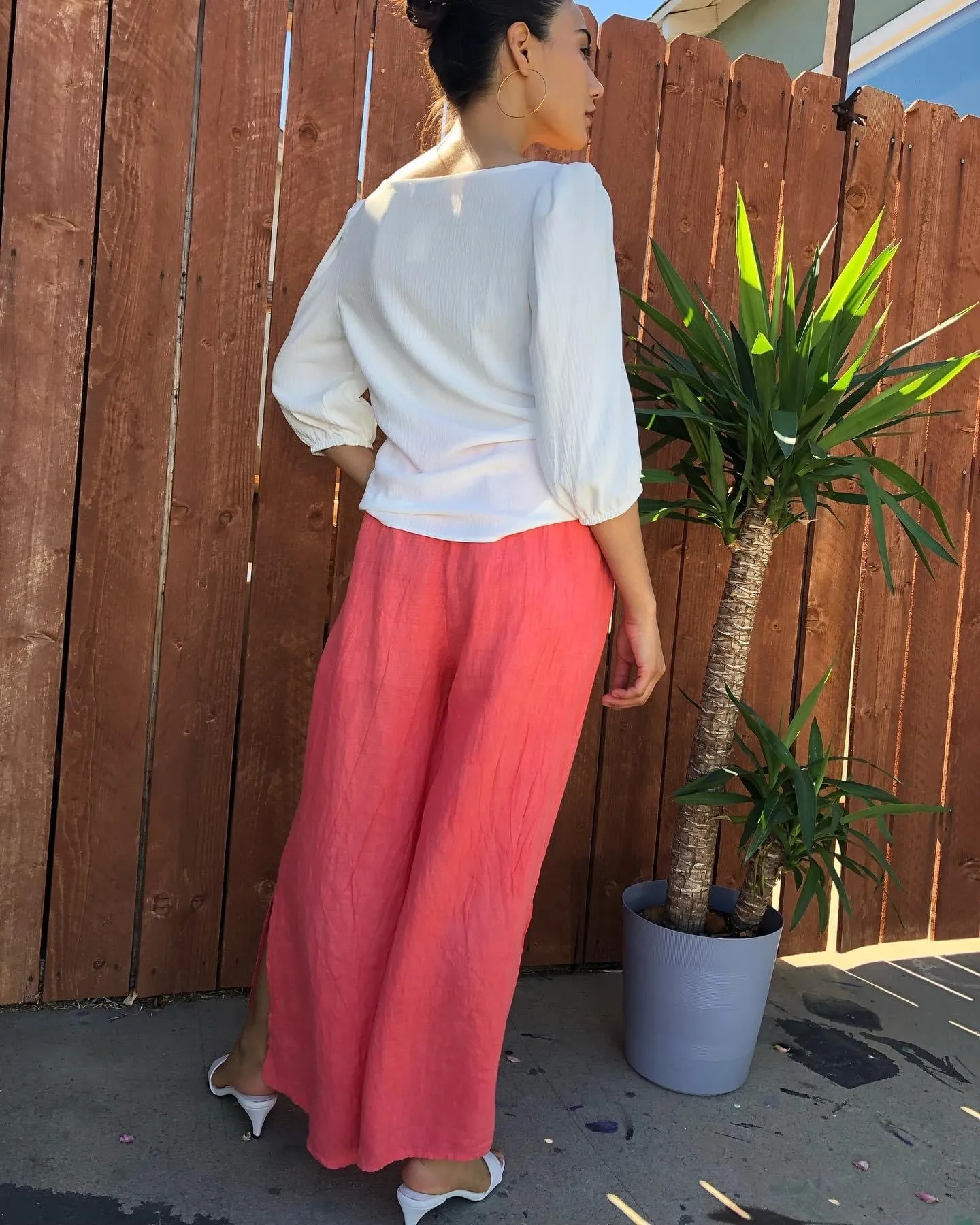 Italian Linen Cotton Pants