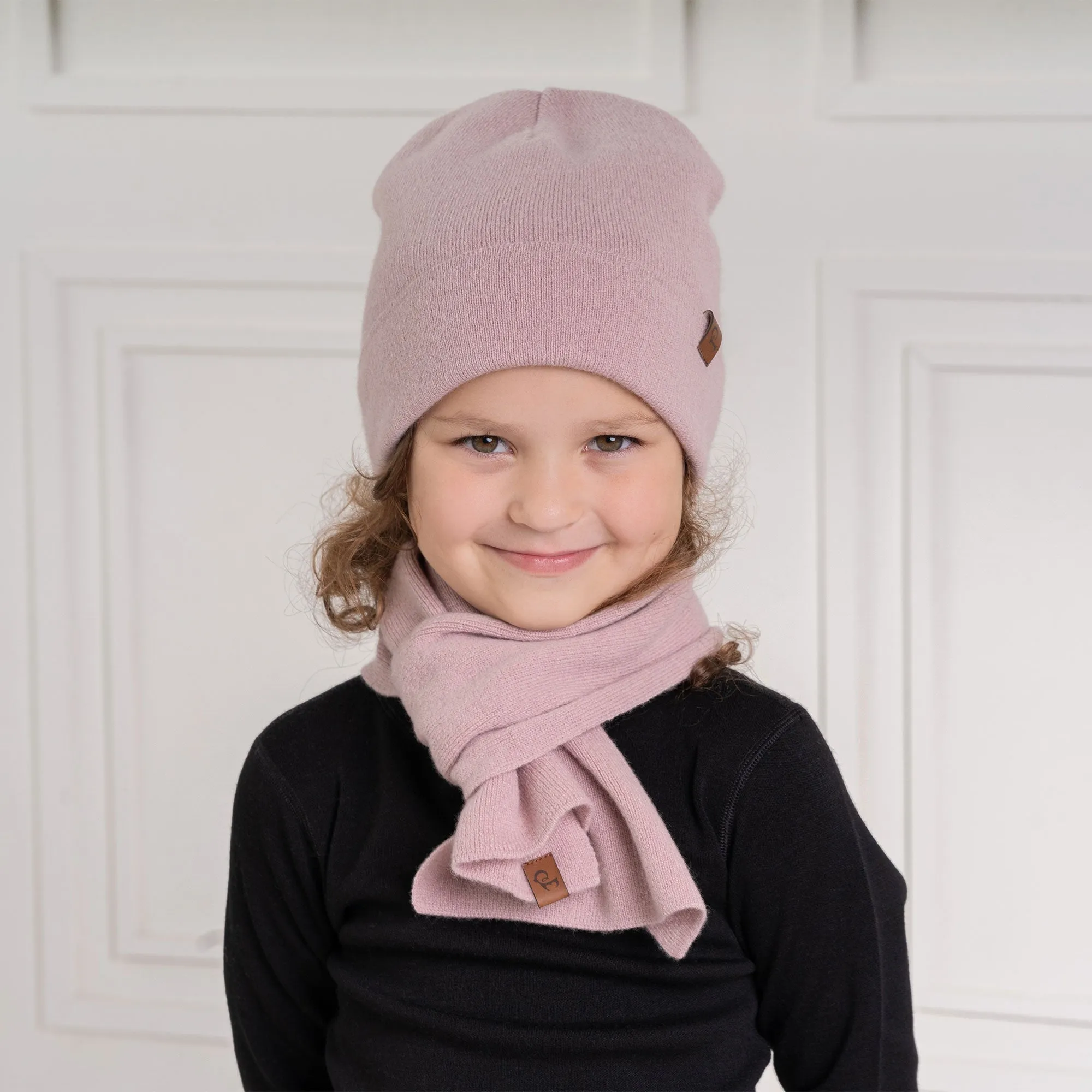 Kids' Knit Beanie & Scarf 2-Piece