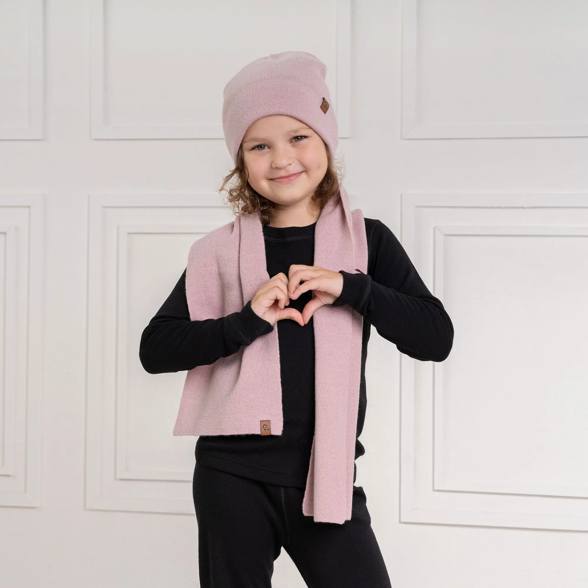 Kids' Knit Beanie & Scarf 2-Piece