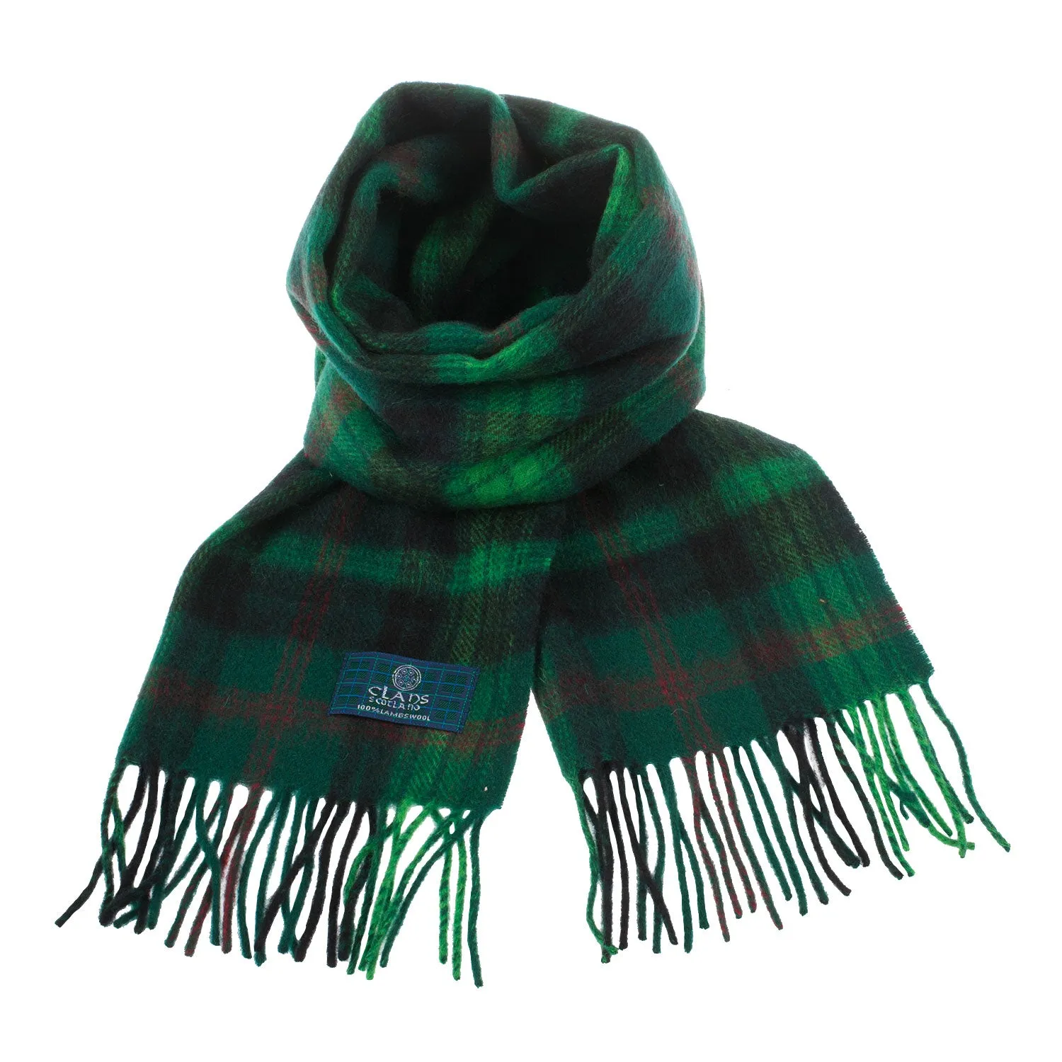 Lambswool Scottish Tartan Clan Scarf  Ross Hunting