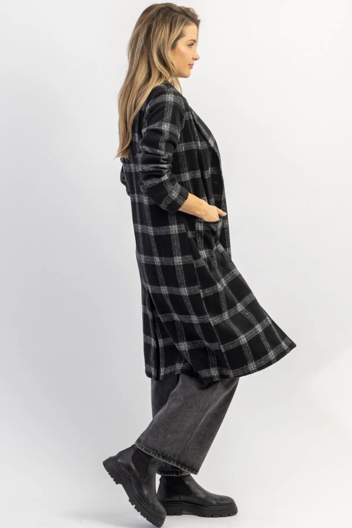 LONDON CALLING PLAID TRENCH COAT