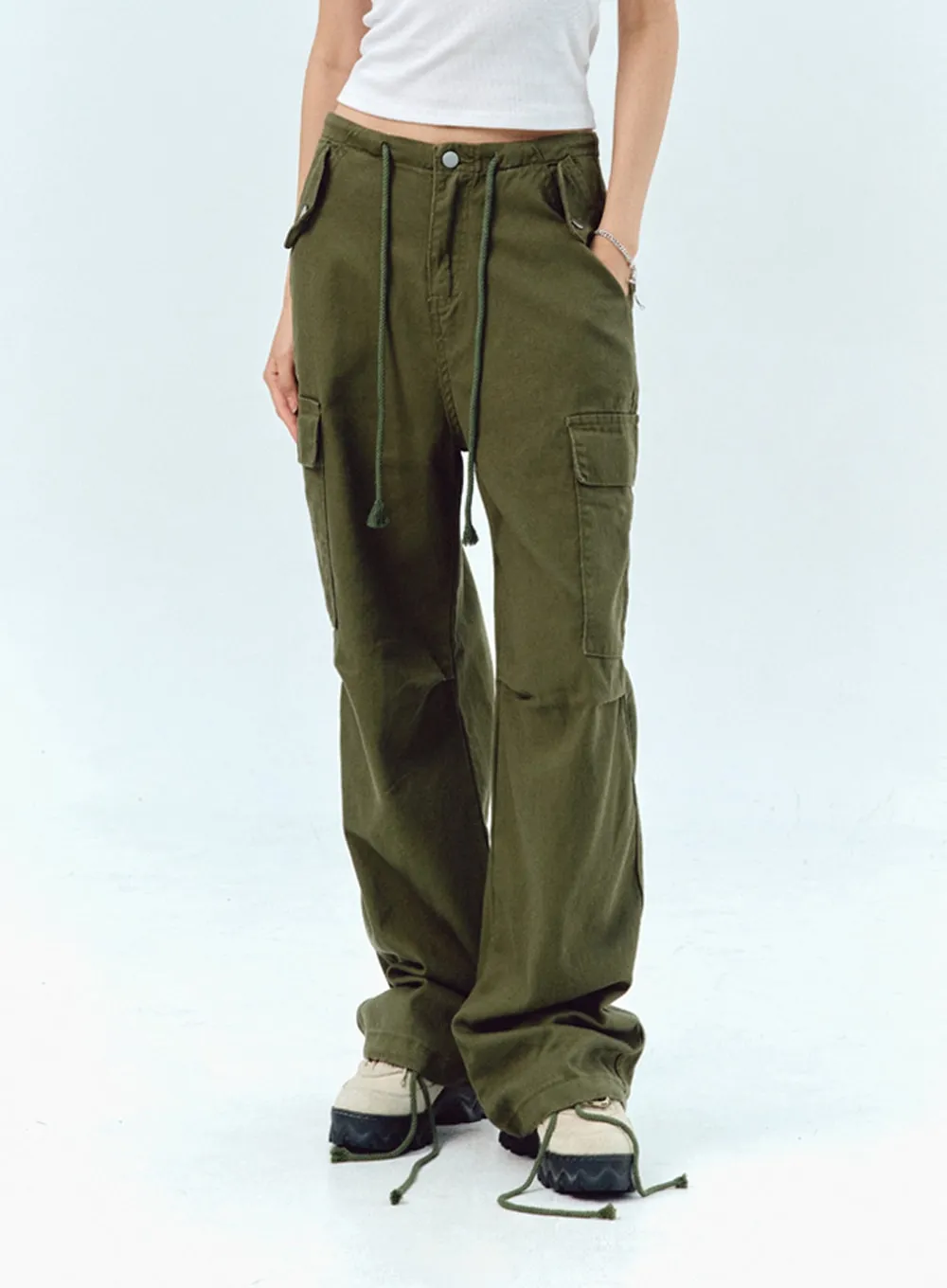 Low Rise Cargo Pants IG303