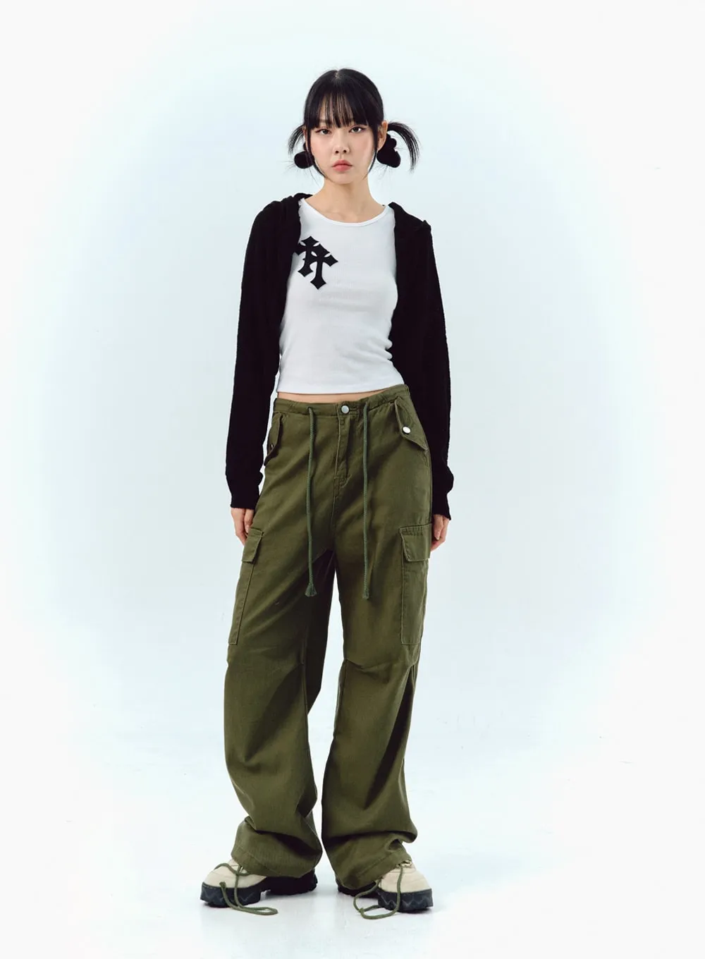 Low Rise Cargo Pants IG303