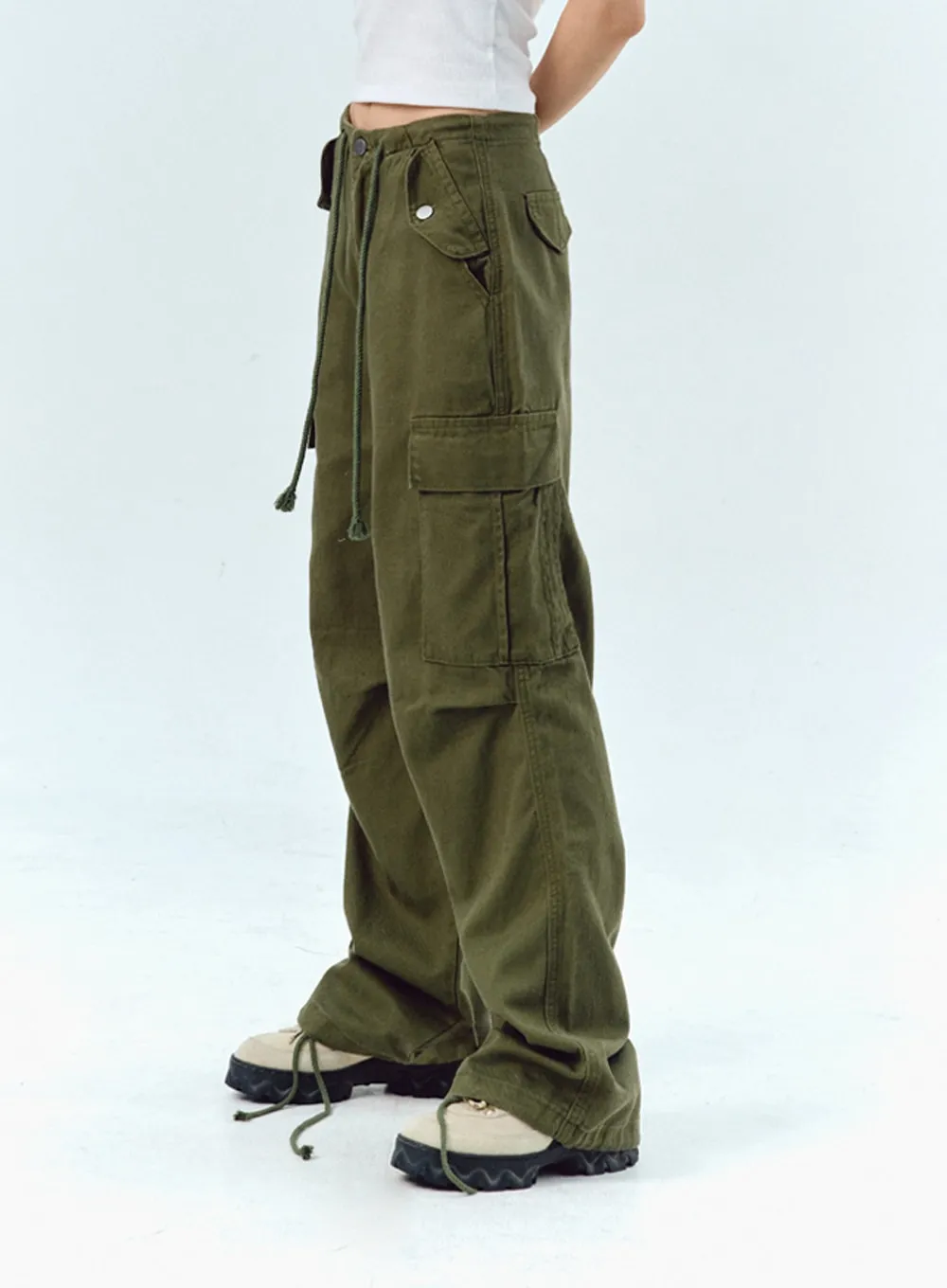 Low Rise Cargo Pants IG303