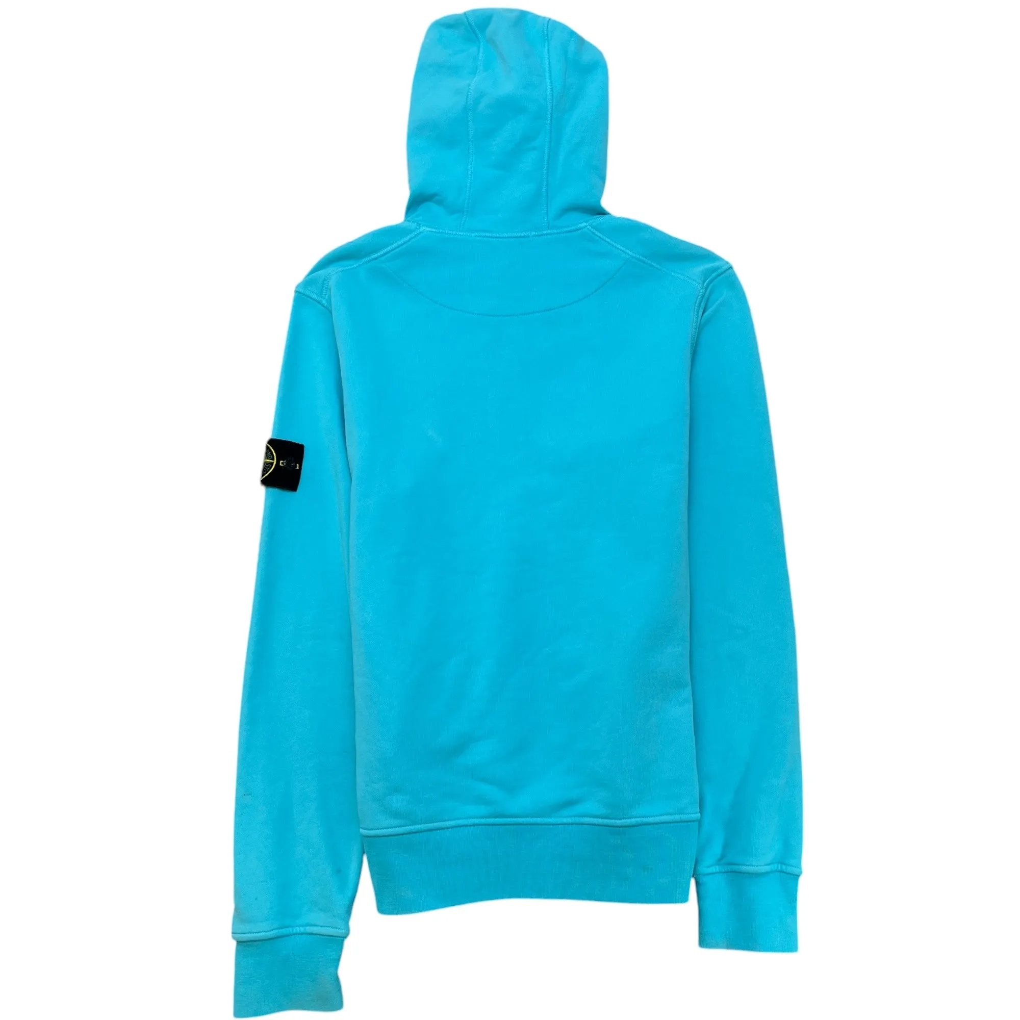 Men's Applique Logo Hoodie Blue Size S