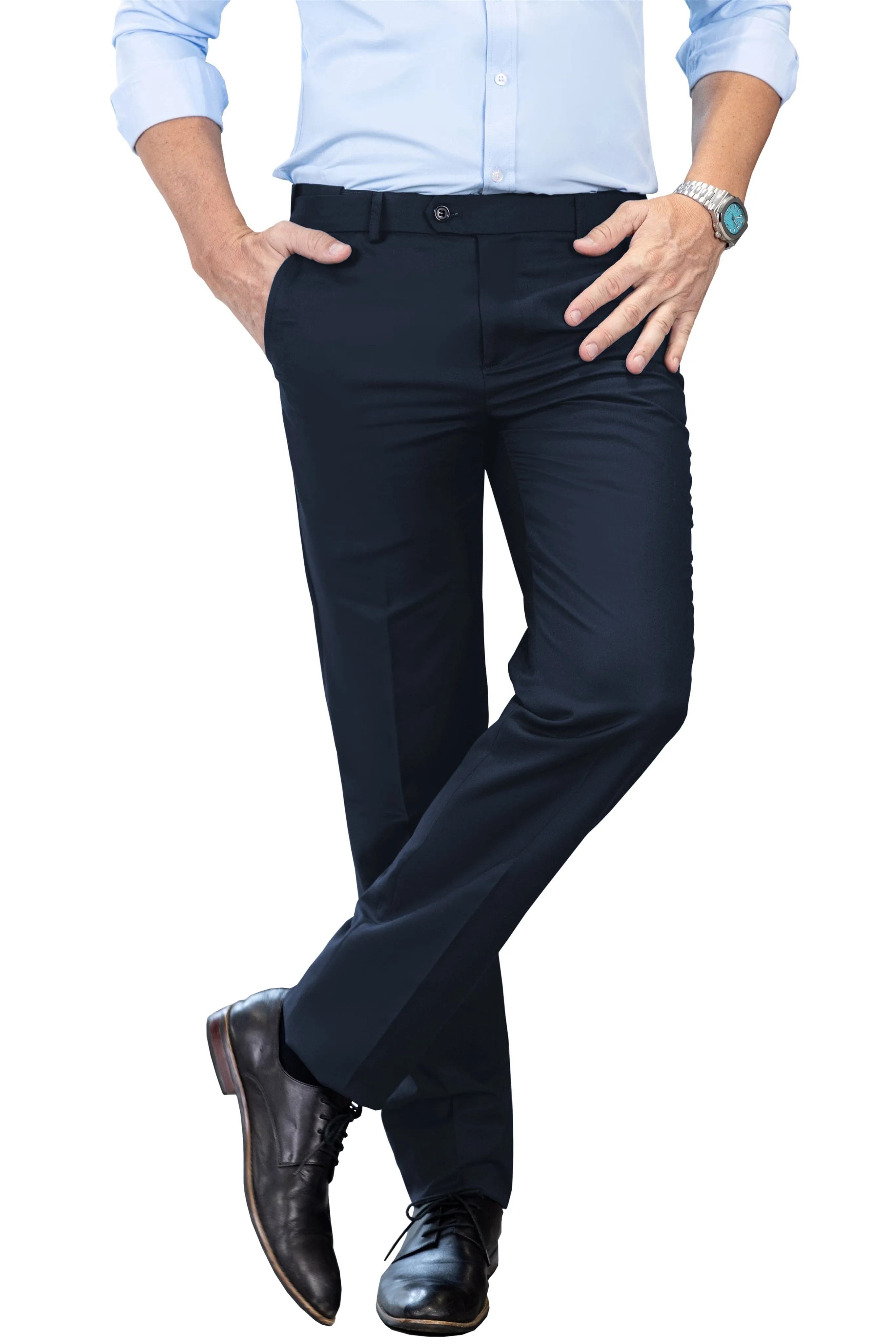 Men's Business Formal Tweed Trousers