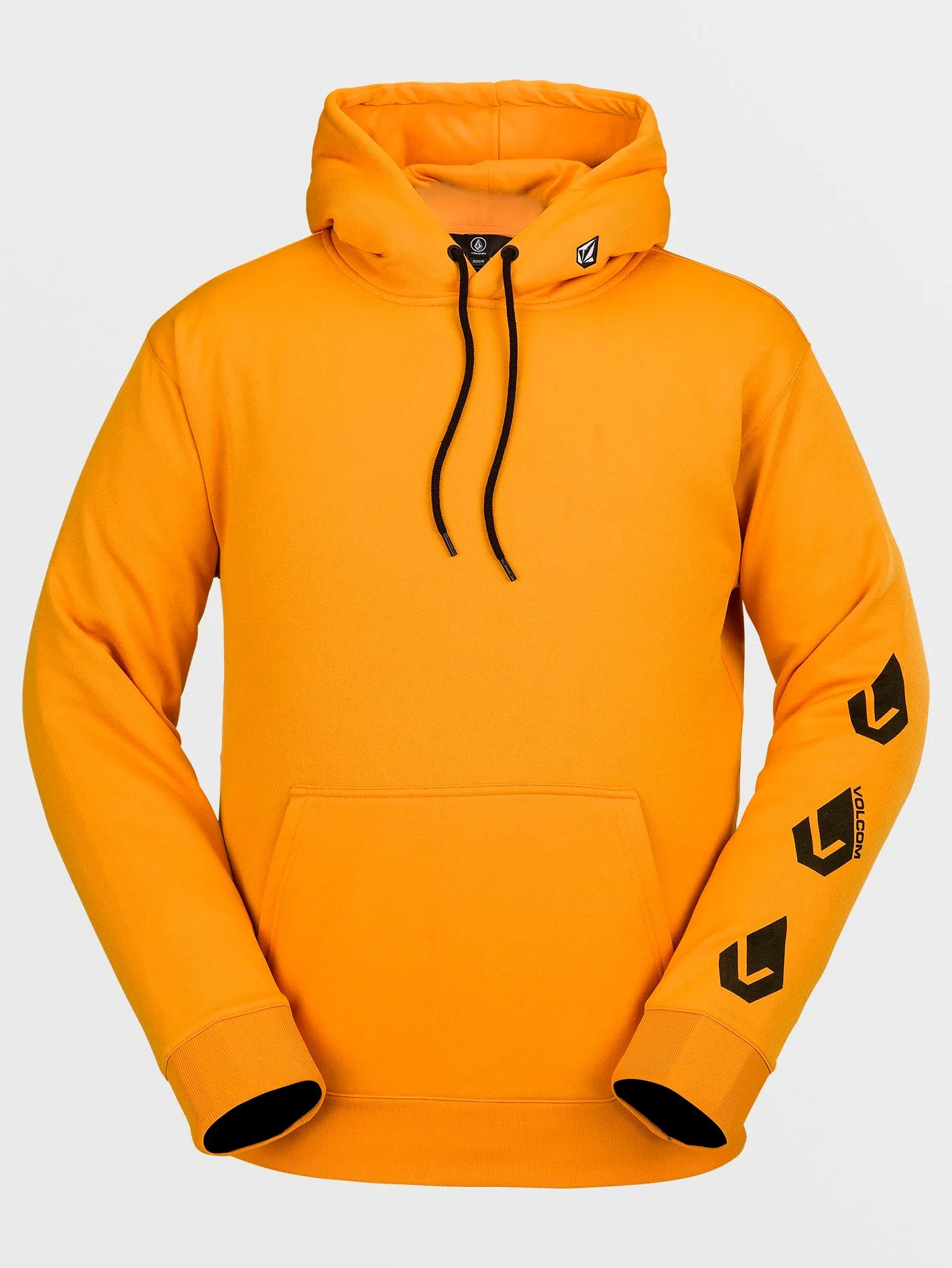 Mens Core Hydro Fleece Hoodie - Gold