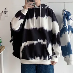 Men's Oversize Tie Dye Pullover Hoodie