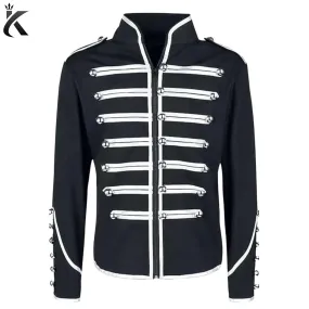 Men's Stylish Military Inspired Parade Jacket - The Epitome of Military Elegance