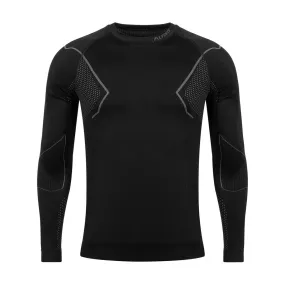 Men's Thermoactive Sweatshirt Alpinus Active Base Layer Black-Gray Gt43189 L