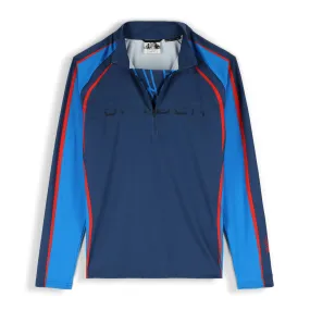 Mens Throwback Half Zip - Abyss Collegiate (2022)