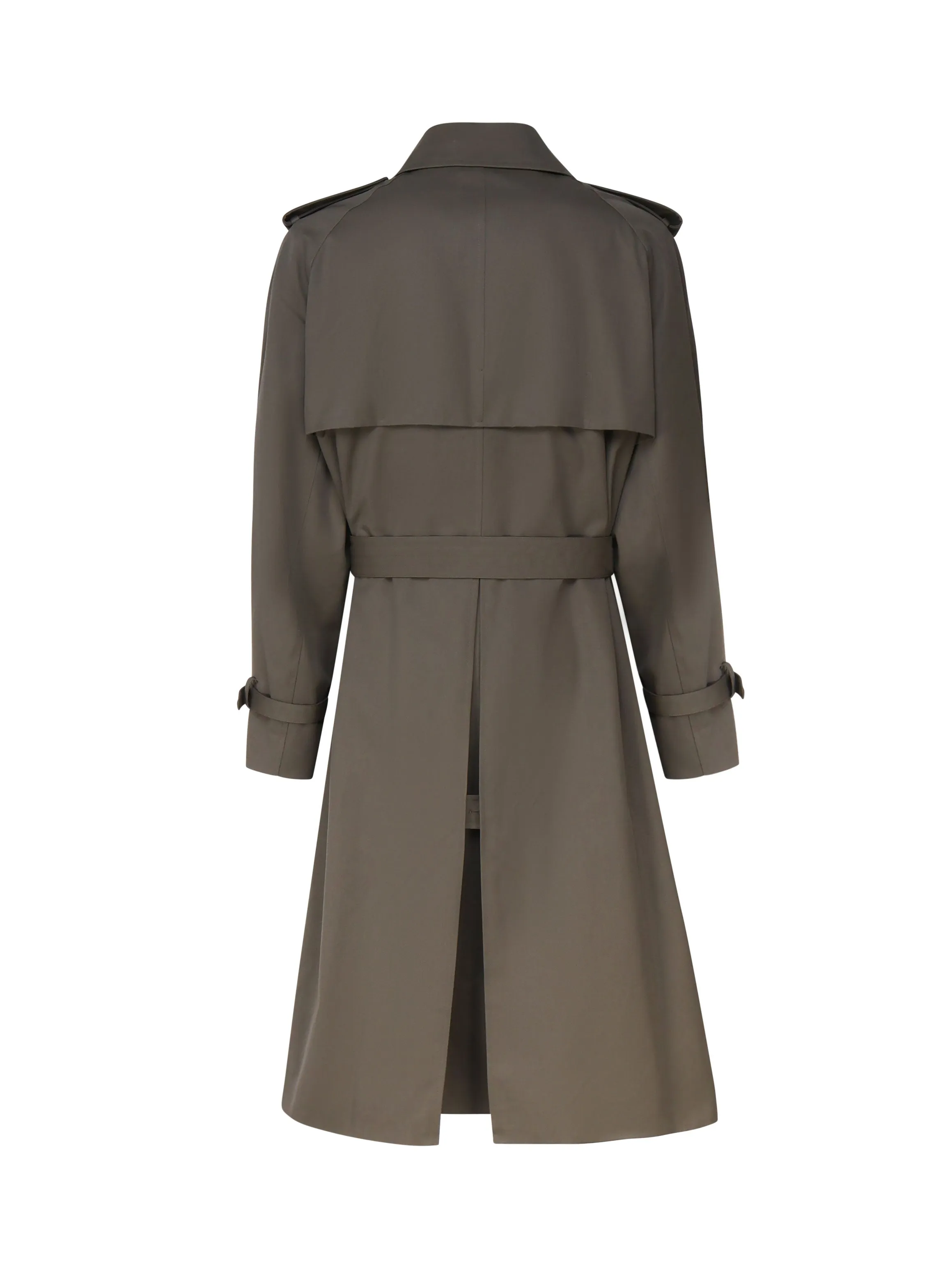 Military Green Long Trenchcoat