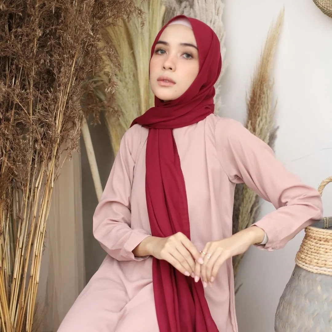 Mima Shawl Burgundy