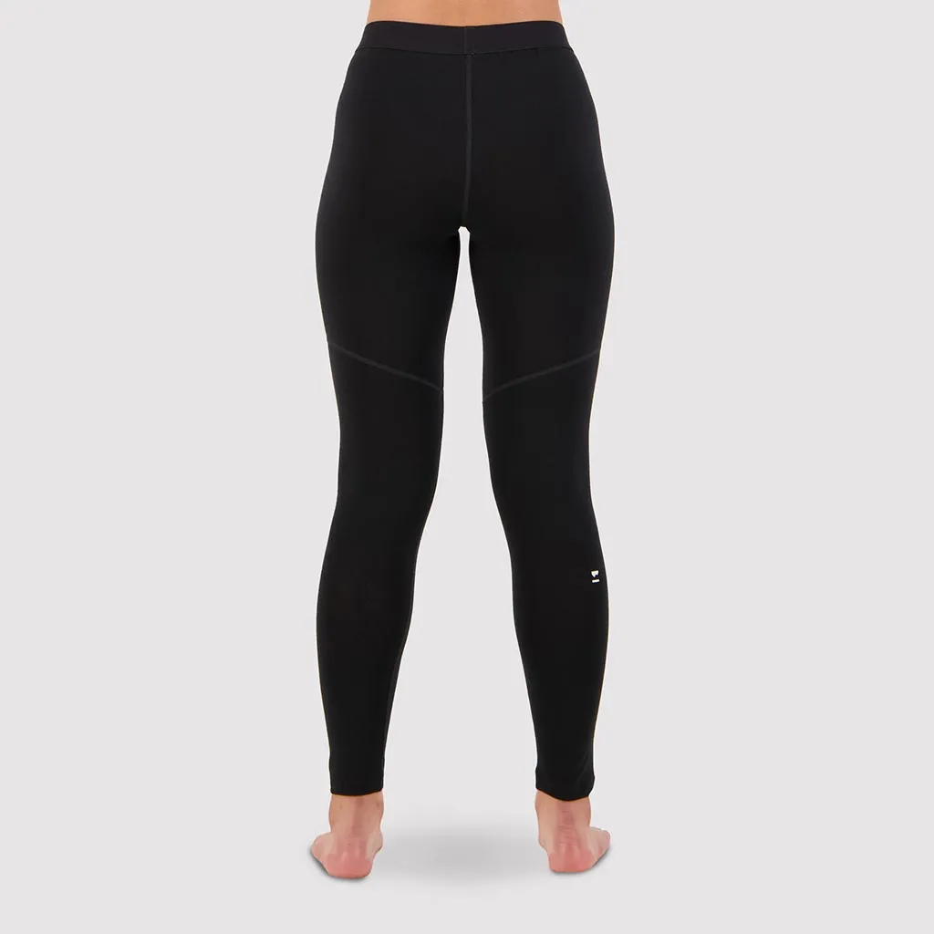 Mons Royale Womens Cascade Merino Flex Thermal Legging - Black