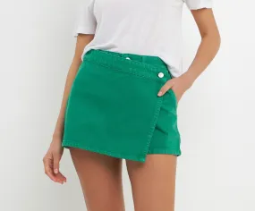 Nayeli High Waist Color Denim Skort