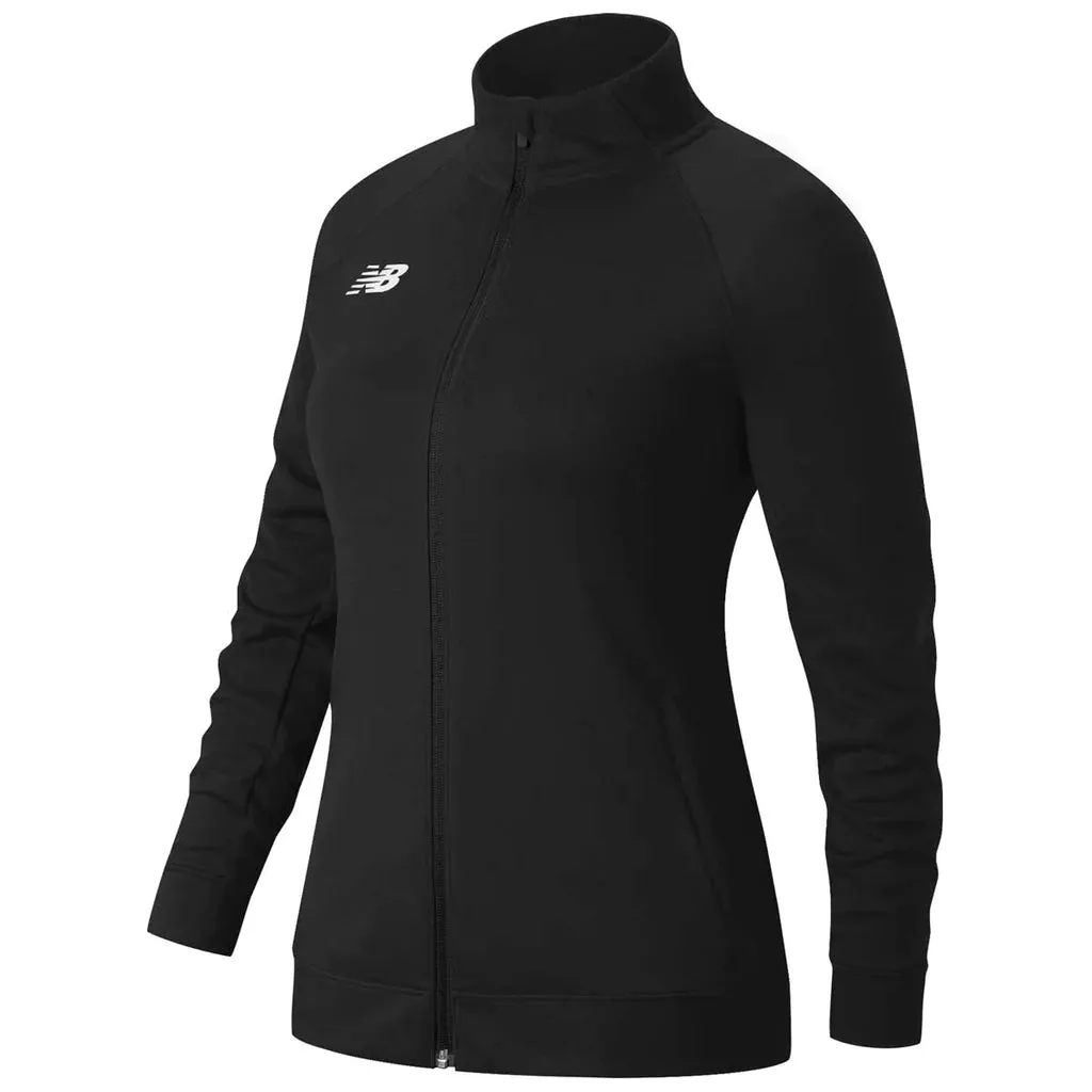 New Balance Jackets - Women's Team Black Knit Training Jacket