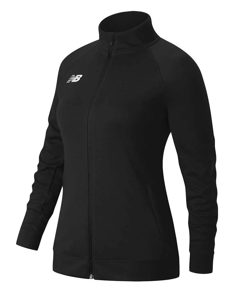 New Balance Jackets - Women's Team Black Knit Training Jacket