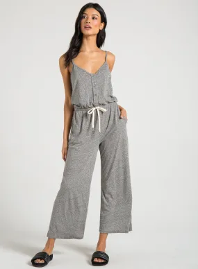 n:PHILANTHROPY - Selvedge Jumpsuit in Heather Grey