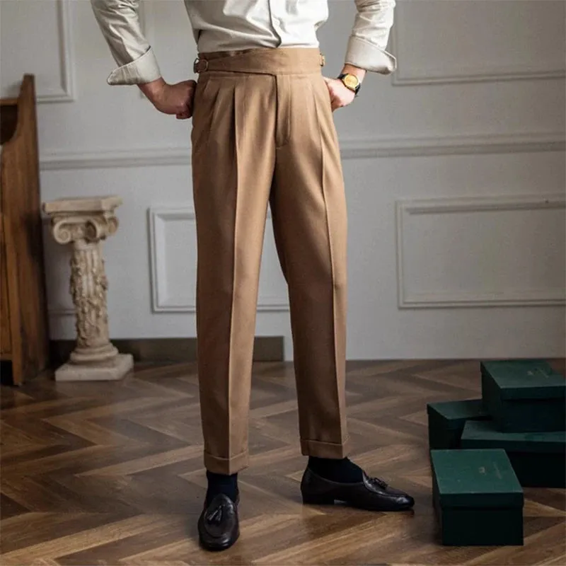 Office high-waist trousers