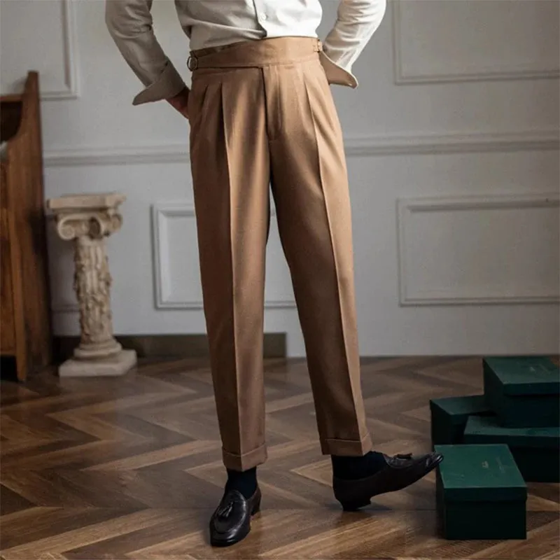 Office high-waist trousers