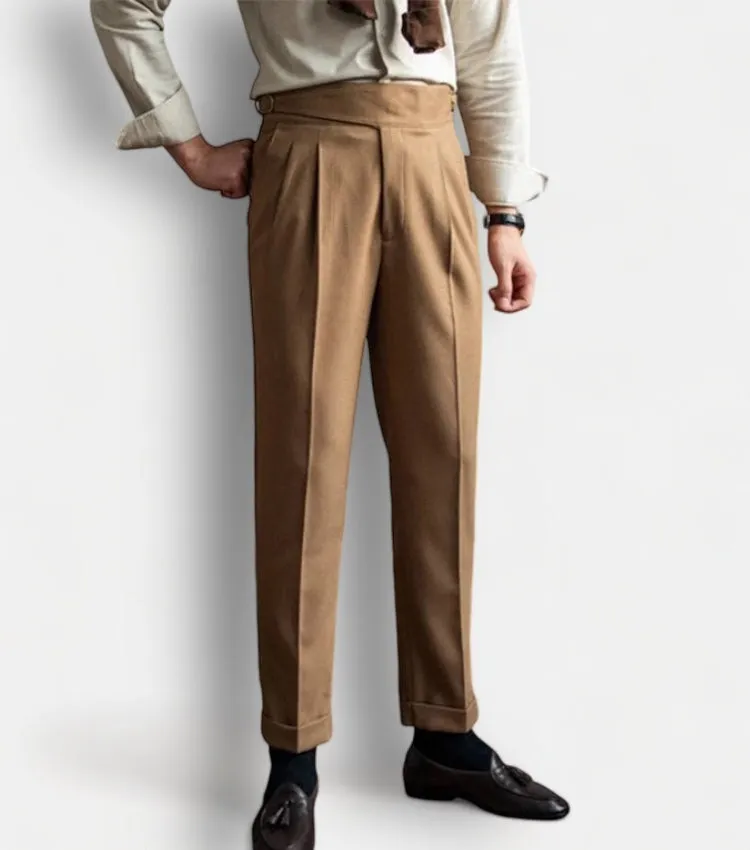 Office high-waist trousers