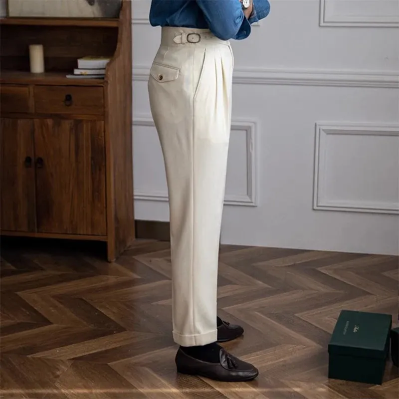 Office high-waist trousers