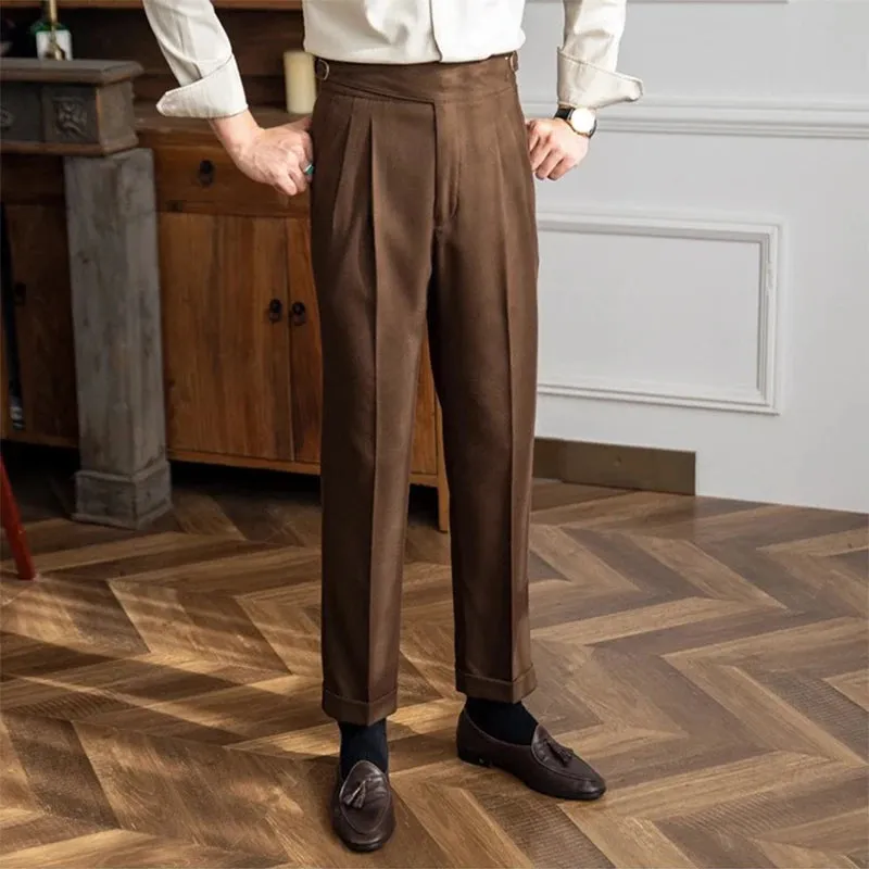 Office high-waist trousers