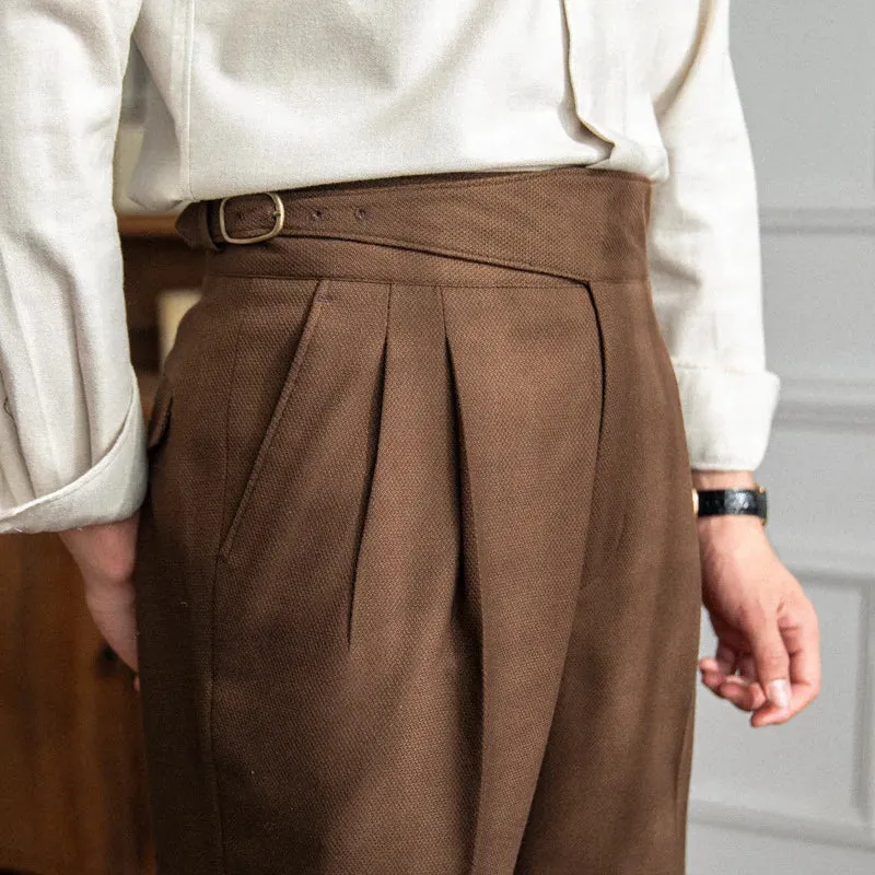 Office high-waist trousers