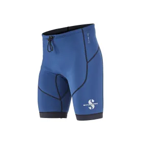 Open Box ScubaPro Men's 1.5mm Everflex Dive Shorts, Aegean, Size: Medium