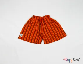 Orange Happy Shorts