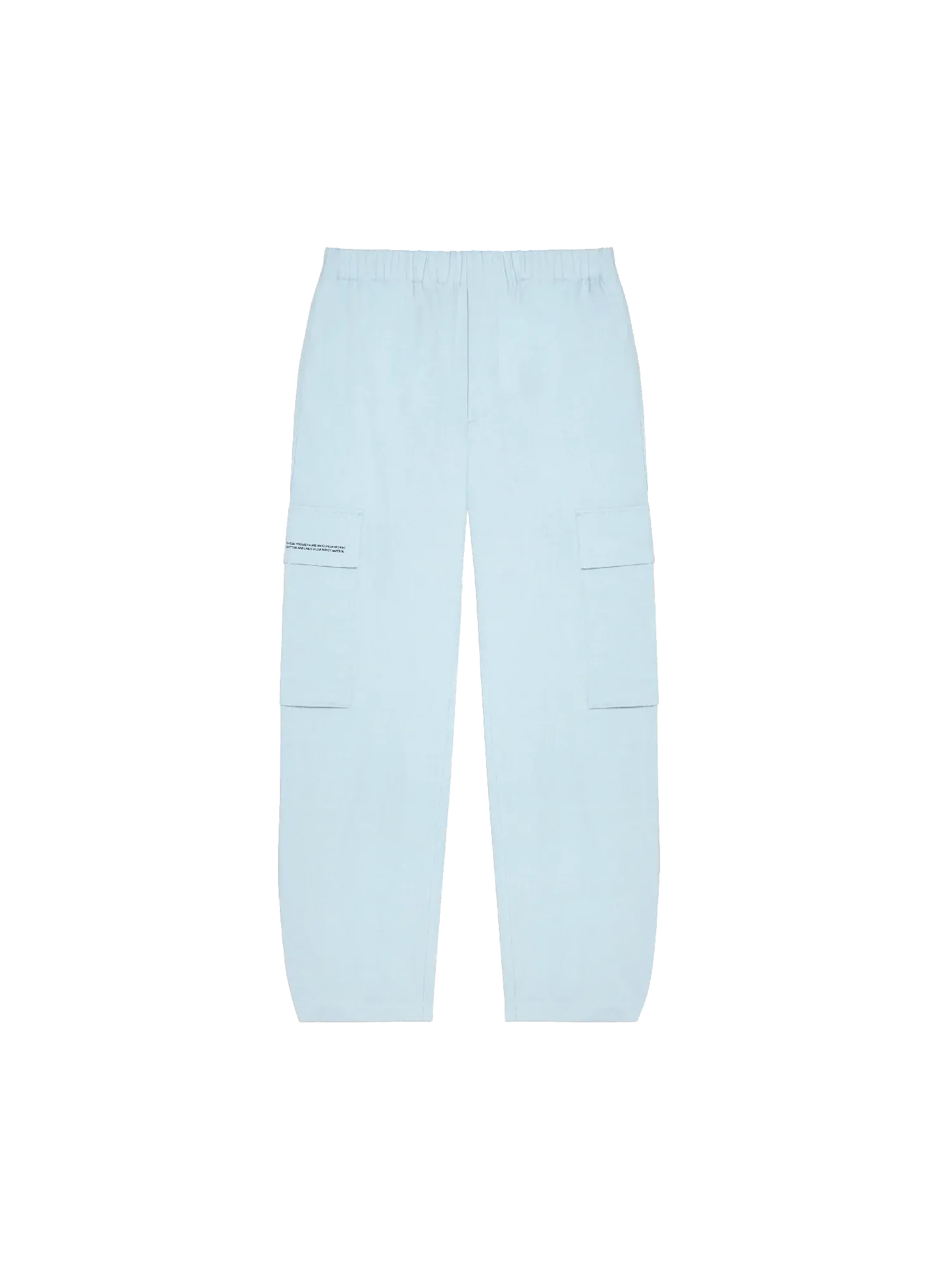 Organic Cotton Blend Cargo Pants—baby blue