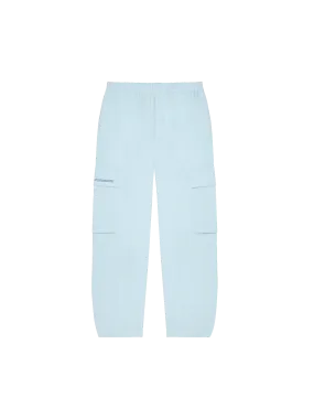 Organic Cotton Blend Cargo Pants—baby blue