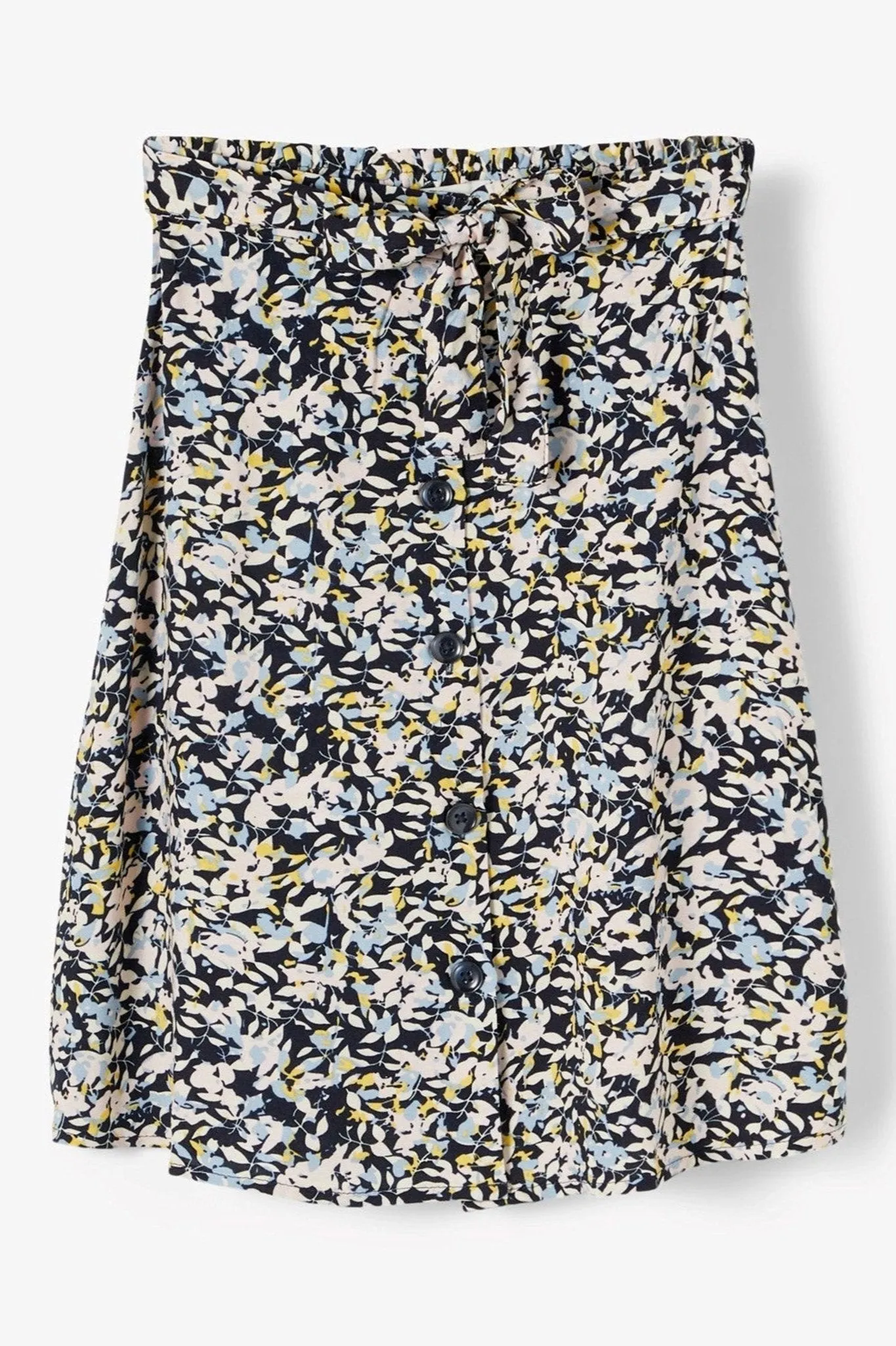 Patterned mini skirt - Dark blue