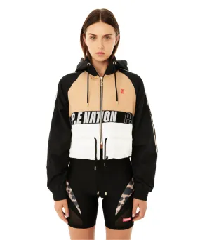 P.E Nation Cropped Man Down Jacket (Sand)