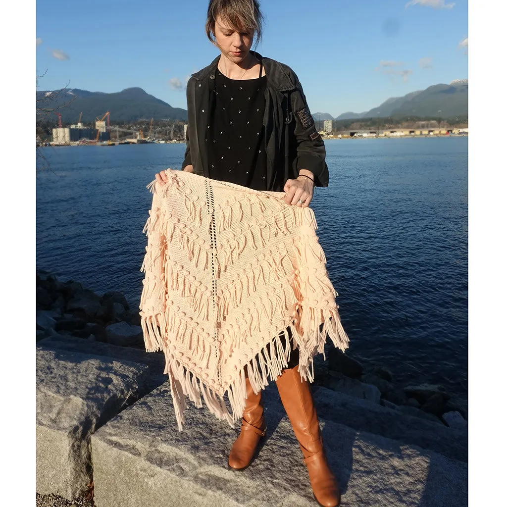 Peaches Shawl {knitting pattern}