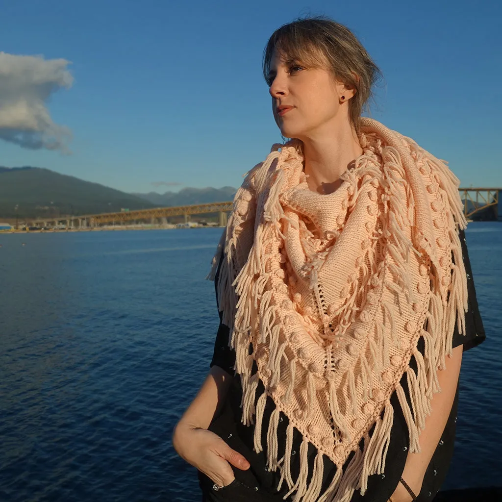 Peaches Shawl {knitting pattern}