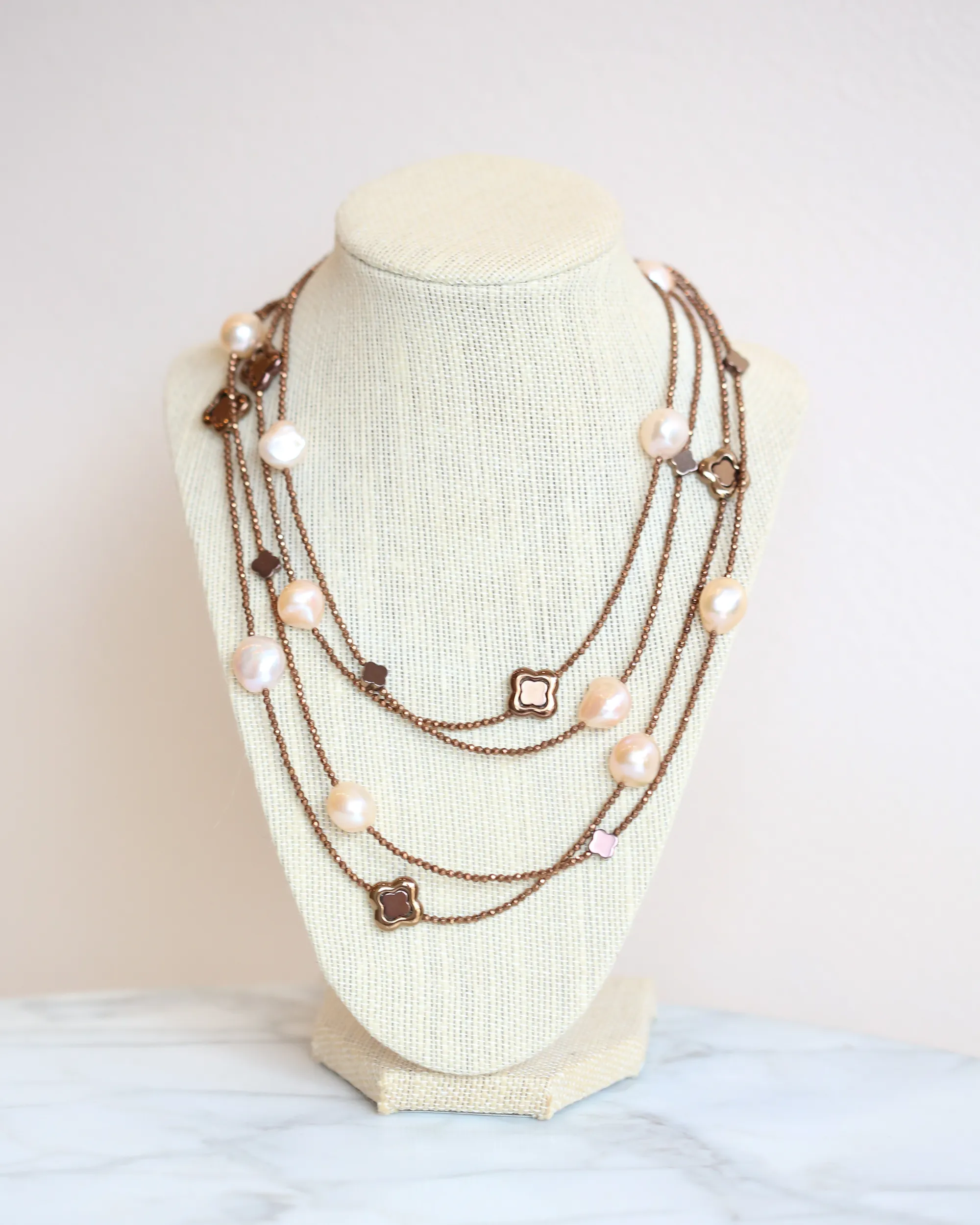 Pearl & Fleur Necklace