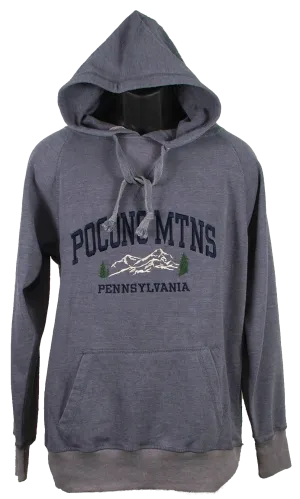 Pocono Mountains Burnout Hooded Sweatshirt